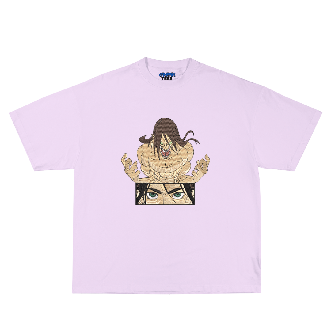 Eren Embroidery Oversized Tee