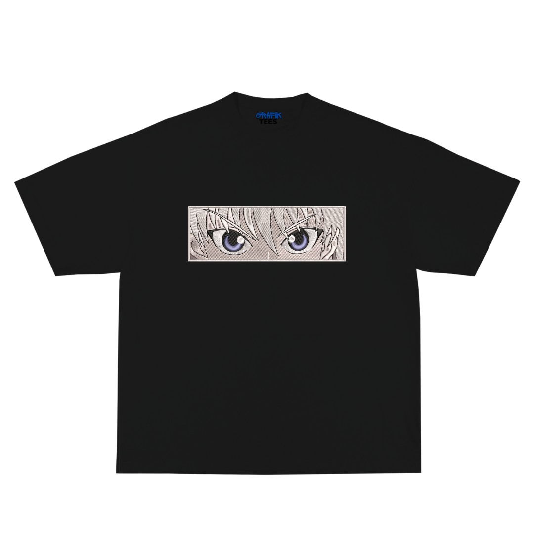 Killua Embroidery + Printed Oversized Tee