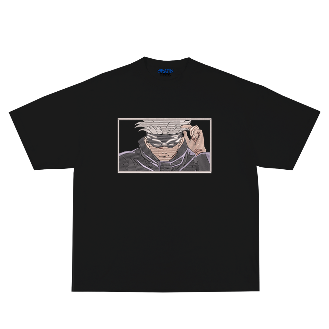 Gojo Embroidery Oversized Tee