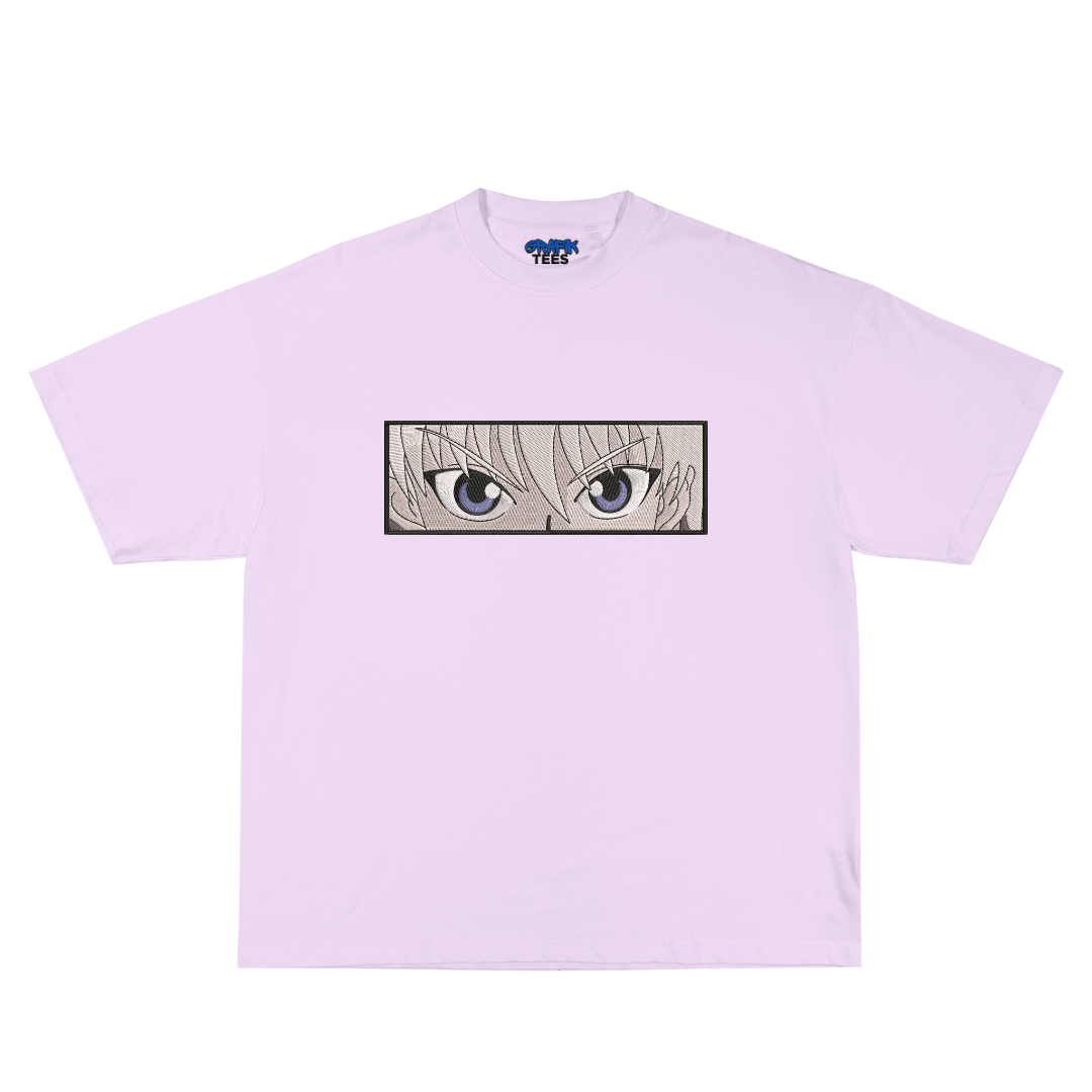 Killua Embroidery + Printed Oversized Tee