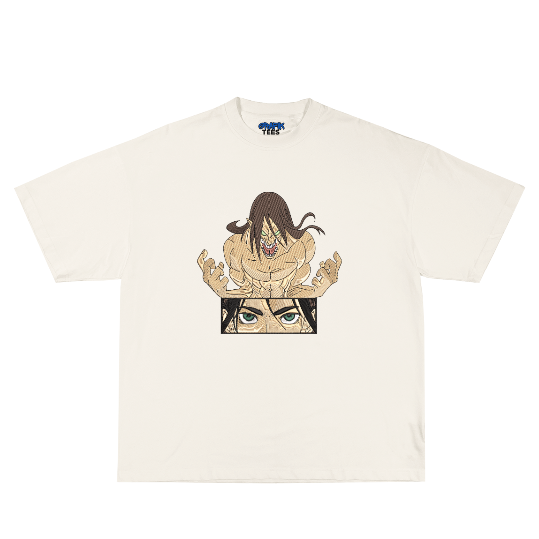 Eren Embroidery Oversized Tee