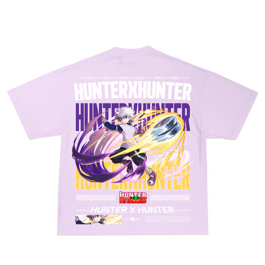 Killua Embroidery + Printed Oversized Tee
